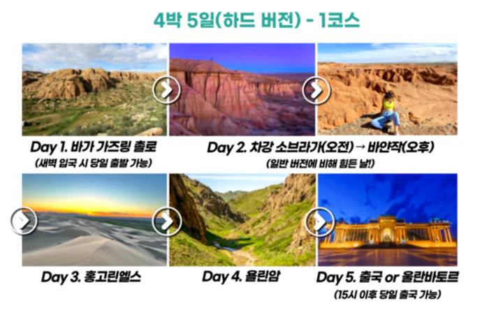 남고비투어 9/27 ~ 10/1 동행 구해요 대표 이미지