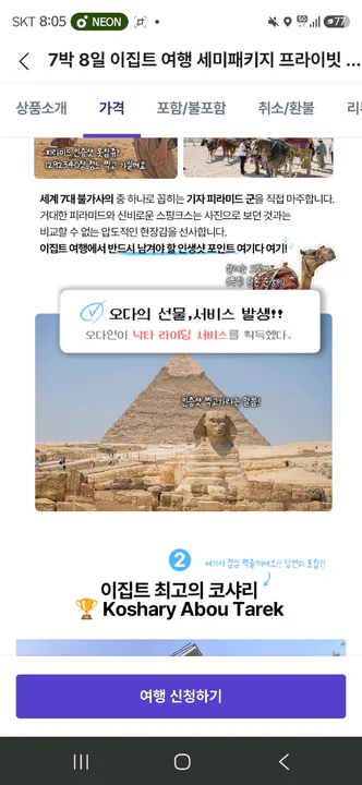 🇪🇬 12월 초중순 오다투어 7박 8일 동행! 대표 이미지